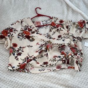Floral Crop top